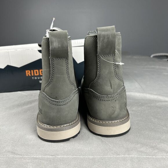 Ridgecut YWF-2202 Women's Homesteader Waterproof Gray Boots, Size 9 Work Boots - Picture 3 of 8